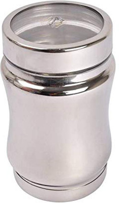 

JVL Option Steel Canister (Pack of 1) - 750 ml Steel, Plastic Grocery Container, Utility Box, Tea Coffee & Sugar Container, Spice Container(Silver)