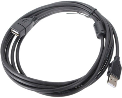 

LipiWorld USB 2.0 SuperSpeed Male to Female Cable For Laptop PC Mac Printers Reversible USB 2.0(LAPTOP PC, Black, Sync and Charge Cable)