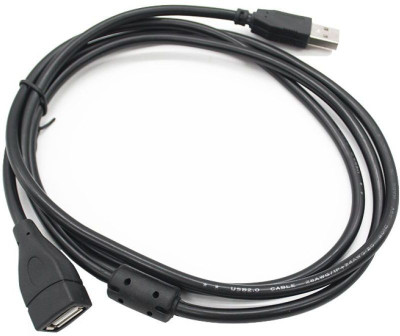 

LipiWorld USB 2.0 SuperSpeed Male to Female Cable for Laptop PC Mac Printers Reversible USB 2.0(Laptop Pc, Black, Sync and Charge Cable)