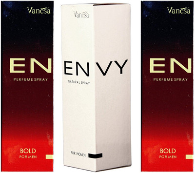

Envy Bold 60ml 2 pcs. & Women 60ml 1 pc. Pack of 3 Perfume Body Spray - For Men & Women(180 ml, Pack of 3)
