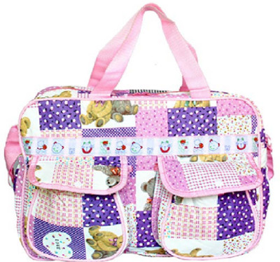 

Riyansh multi -function mama messenger diapers bag(Multicolor, Blue, pink and purple), Blue;multicolor;pink and purple