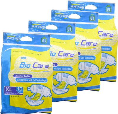 

Biocare Adult Diaper Diaposable XL Pack of 40 Adult Diapers - XL(40 Pieces)