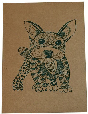 Macro New artistic collection A5 Diary Unruled 100 Pages(Brown)