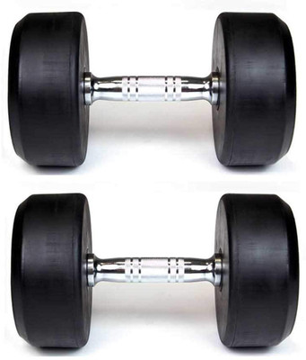 APPS SPORTS Round Dimbell Metal Coated Dumbell Set, Home Gym Set with Hand Grip Fixed Weight Dumbbell(5 kg)
