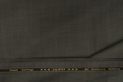 

Vimal Viscose Solid Trouser Fabric(Un-stitched), Darkash