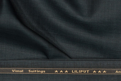 

Vimal Viscose Solid Trouser Fabric(Un-stitched), Bluegrey