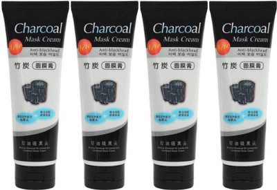 

Gjshop Charcoal Mask Cream Oil Control Anti Black Head Mask Cream | Be Pollution Free Pack of 4 -252 (4x130 ml)(520 ml)