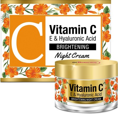 

StBotanica Vitamin C, E & Hyaluronic Acid Brightening Night Cream - With Argan Oil(50 g)