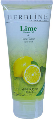 

Herbline Lime Shower Gel & Face Wash 100ml Face Wash(100 ml)