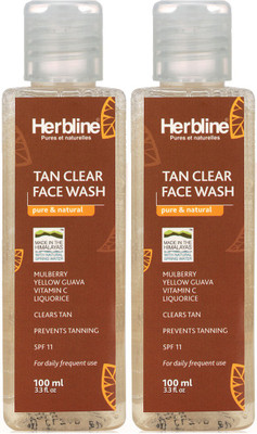 

Herbline Tan Clear Face Wash 200ml Pack Of-2 Face Wash(200 ml)