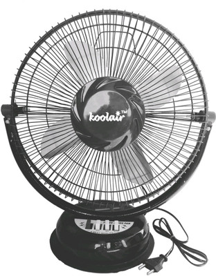

Koolair All Purpose 12 Inch 4 Blade Table Fan(Black, Pack of 1)