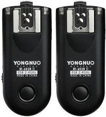 

Yongnuo RF-603N II Wireless Flash Trigger Kit (for Nikon DC2 Connection ) Flash(Black)