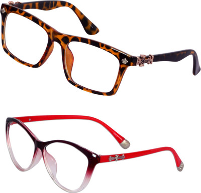 

lensport eyewear Full Rim Square, Cat-eyed Frame(52 mm