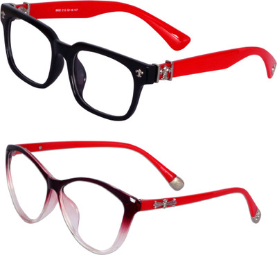 

lensport eyewear Full Rim Square, Cat-eyed Frame(52 mm