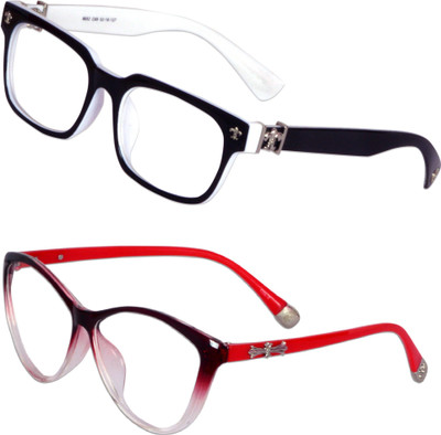 

lensport eyewear Full Rim Square, Cat-eyed Frame(52 mm
