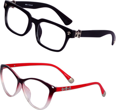 

lensport eyewear Full Rim Square, Cat-eyed Frame(52 mm