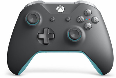 

Microsoft Xbox One Wireless Controller Bluetooth Gamepad(Grey, Blue, For Xbox One, PC)