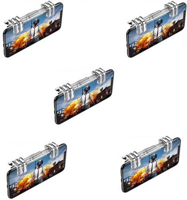 

techdeal SET OF 5PC PUBG controller Gaming Accessory Kit(White, For Android, iOS)