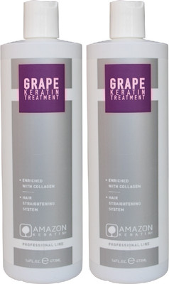 

AMAZON KERATIN GRAPE EXTRACT KERATIN TREATMENT 473 ML PACK OF TWO(946 ml)