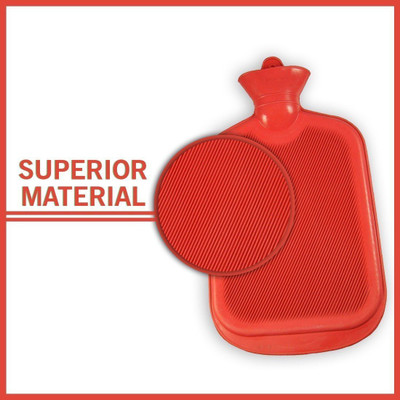 

Anubha Health Care Rubber Hot Water Bottle Non-Electrical 2 L Hot Water Bag(Red)