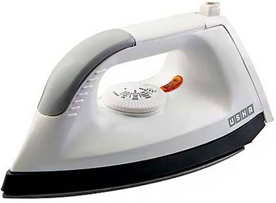

Usha EI 1602 WITH NON STICK PTFE COATED SOLE PLATE Dry Iron(White)