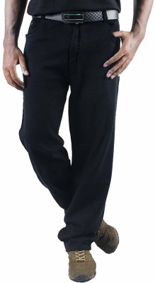 0-DEGREE Regular Men Black Jeans