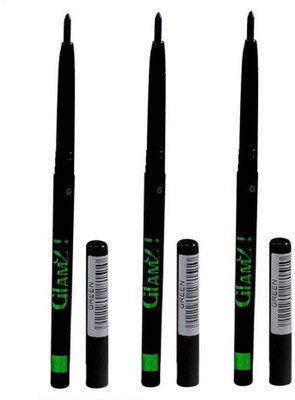 

Glam 21 Kajal & Eyeliner Green Pack Of 3 (0.35gX3) Pencils(Green)