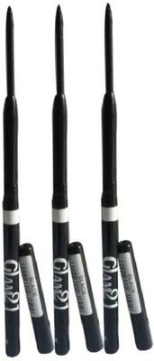 

Glam 21 Kajal & Eyeliner Black Pack Of 3 (0.35gX3) Pencils(Black)