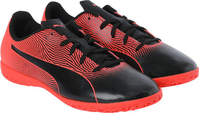 

Puma Boys & Girls Lace Running Shoes(Black, Black-red blast