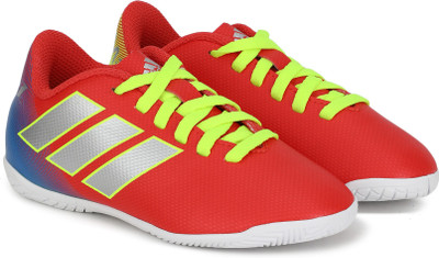 

ADIDAS Boys Lace Football Shoes(Red, Actred/silver/fooblu