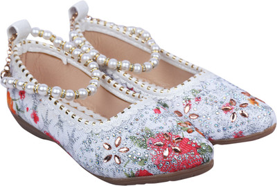

LNG Lifestyle Girls Slip on Ballerinas(Pink, White