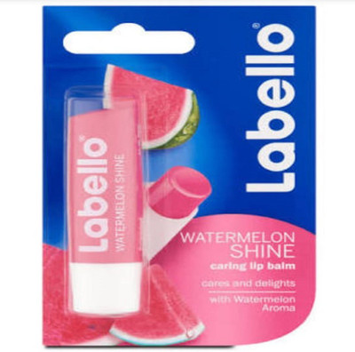 

LABELLO Fruity Watermelon Shine Lip Balm 4.8g 0.17oz WATERMELON(Pack of: 1, 0.5 g)