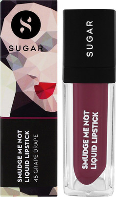 

Sugar Smudge Me Not Liquid Lipstick - 45 Grape Drape (Deep Mauve with hints of Purple)(Purple)