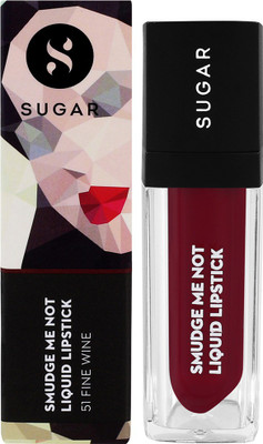 

Sugar Smudge Me Not Liquid Lipstick - 51 Fine Wine (Burgundy Red)(Burgundy Red)