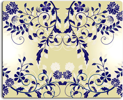 

Clickplick Floral pattern Mousepad| Designer Mousepad | Printed-59 Mousepad(Multicolor)