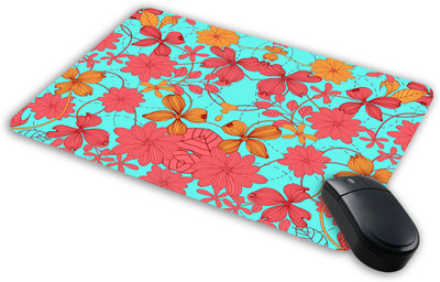 

Grazios Floral pattern Mousepad| Designer Mousepad | Printed-23 Mousepad(Multicolor)