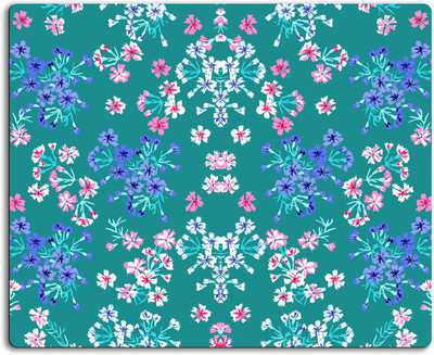 

Clickplick Floral pattern Mousepad| Designer Mousepad | Printed-18 Mousepad(Multicolor)