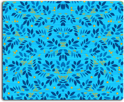 

Clickplick Floral pattern Mousepad| Designer Mousepad | Printed-55 Mousepad(Multicolor)