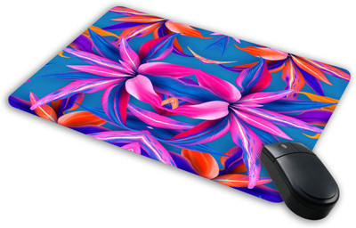 

Saltine Floral pattern Mousepad| Designer Mousepad | Printed-96 Mousepad(Multicolor)