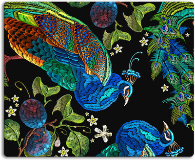 

Clickplick Floral pattern Mousepad| Designer Mousepad | Printed-3 Mousepad(Multicolor)