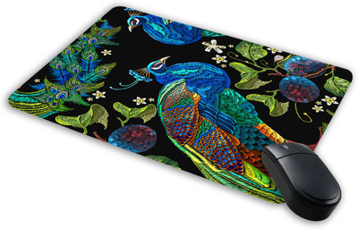 

Grazios Floral pattern Mousepad| Designer Mousepad | Printed-3 Mousepad(Multicolor)