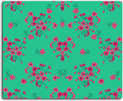 

Clickplick Floral pattern Mousepad| Designer Mousepad | Printed-89 Mousepad(Multicolor)