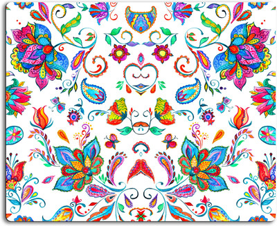

Nasty Frog Floral pattern Mousepad| Designer Mousepad | Printed-33 Mousepad(Multicolor)