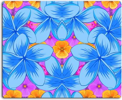 

Clickplick Floral pattern Mousepad| Designer Mousepad | Printed-24 Mousepad(Multicolor)