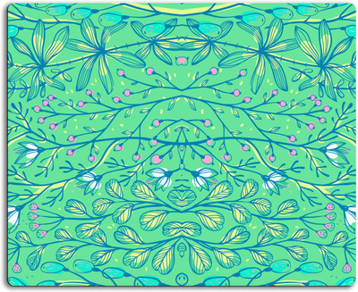 

Clickplick Floral pattern Mousepad| Designer Mousepad | Printed-46 Mousepad(Multicolor)