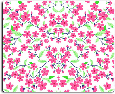 

Nasty Frog Floral pattern Mousepad| Designer Mousepad | Printed-67 Mousepad(Multicolor)