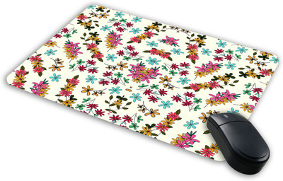 

Grazios Floral pattern Mousepad| Designer Mousepad | Printed-35 Mousepad(Multicolor)