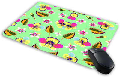 

Grazios Floral pattern Mousepad| Designer Mousepad | Printed-20 Mousepad(Multicolor)