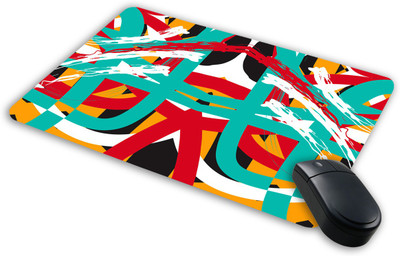 

Grazios Floral pattern Mousepad| Designer Mousepad | Printed-93 Mousepad(Multicolor)