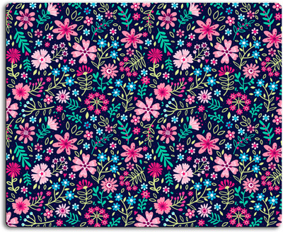 

Fashclub Floral print Mousepad| Designer Mousepad | Printed-69 Mousepad(Multicolor)